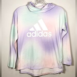 Adidas Pastel Tie-Dye Pullover Hoodie - Youth M (10/12)